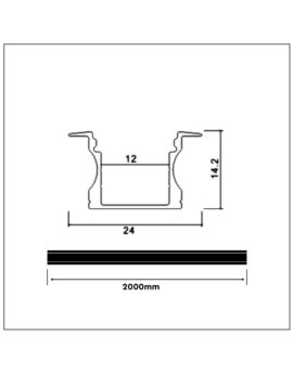 Profil V-TAC SKU3351 VT-8107