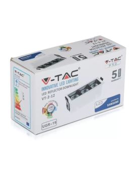Oprawa V-TAC SKU973 VT-2-12 5700K 12W 960lm