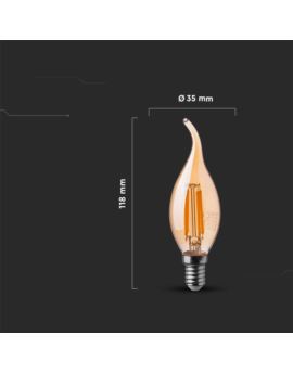 Żarówka V-TAC SKU217114 VT-1949 2200K 4W 350lm