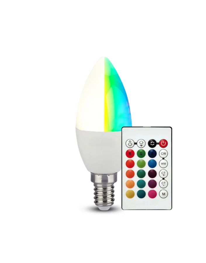 Żarówka V-TAC SKU2926 VT-2214-N-1 RGB+3000K 4,8W 3