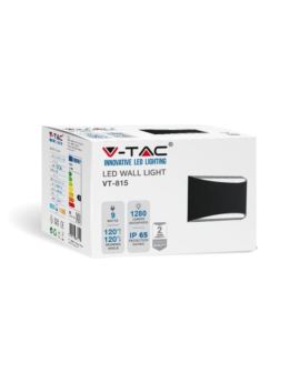 Kinkiet V-TAC SKU218684 VT-815 4000K 9W 1280lm
