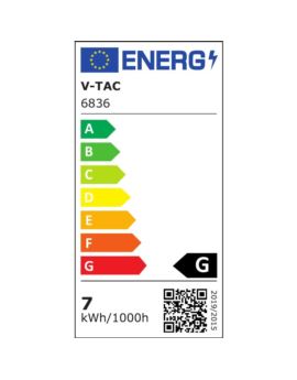 Oprawa V-TAC SKU6836 VT-11107 3000K 6W 520lm