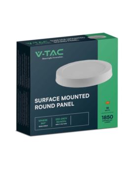 Panel V-TAC SKU7876 VT-60018 3000K 18W 1850lm