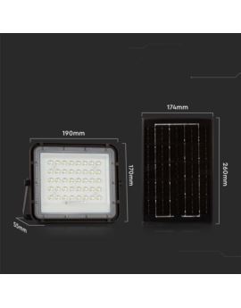Projektor V-TAC SKU7821 VT-40W 6400K 6W 400lm
