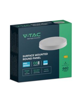 Panel V-TAC SKU78711 VT-60006RD-S 4000K 6W 660lm