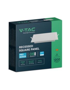 Panel SKU104831 VT-61012SQ-S 3000K 12W 1200lm