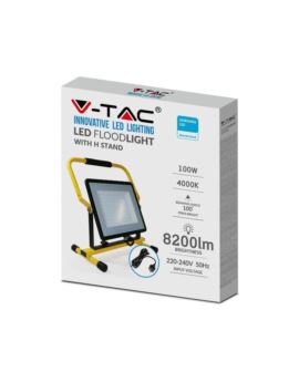 Projektor V-TAC SKU2120125 VT-109 6500K 100W 8200l