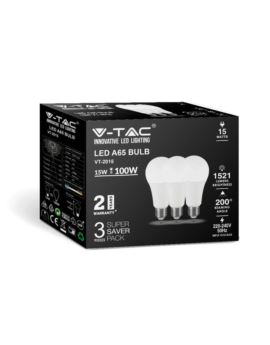 Żarówka V-TAC SKU212819 VT-2015-3PC 2700K 15W 1350