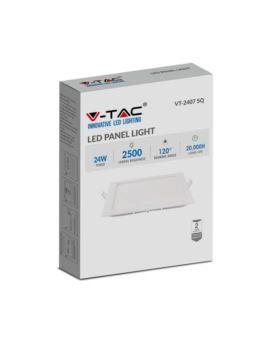 Panel V-TAC SKU214887 VT-2407 2700K 24W 2500lm