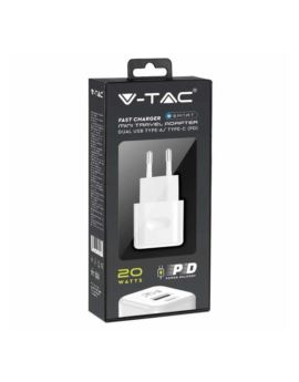Ładowarka V-TAC SKU6678 VT-5320-W 20W