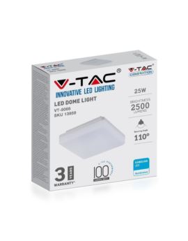 Plafon V-TAC SKU13959 VT-8066SQ 3000K 25W 2500lm