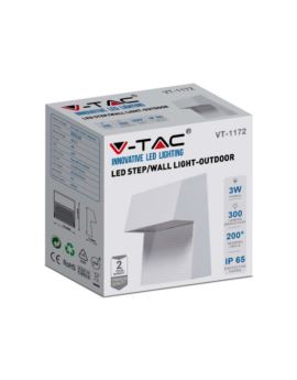 Oprawa V-TAC SKU121402 VT-1172-W-N 3000K 3W 300lm
