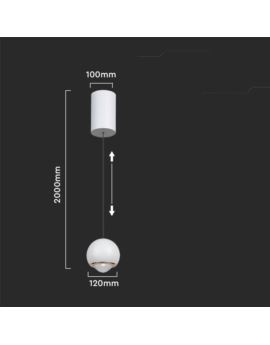 Oprawa V-TAC SKU10342 VT-7508 3000K 6W 500lm