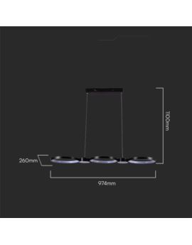 Oprawa V-TAC SKU10044 VT-7820 3000K 38W 4560lm
