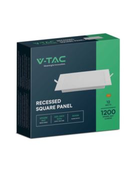 Panel V-TAC SKU10483 VT-61012 3000K 12W 1200lm