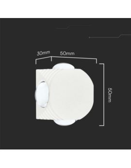 Oprawa V-TAC SKU10589 VT-2544 3000K 4W 390lm