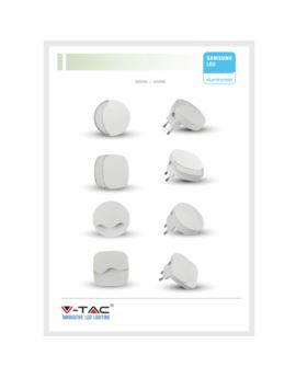 Lampka V-TAC SKU505 VT-84-RD 3000K 0,4W 10lm