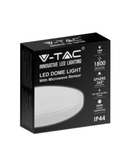 Plafon V-TAC SKU7659 VT-8618S-W-RD 3000K 18W 1800l