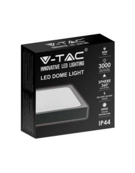Plafon V-TAC SKU7650 VT-8630B-SQ 6500K 30W 3000lm