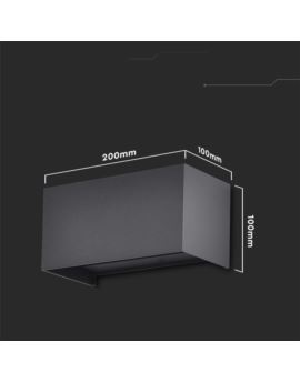 Oprawa V-TAC SKU2977 VT-8125-B-N 3000K 24W 2720lm