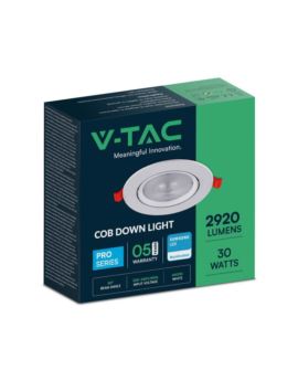 Oprawa V-TAC SKU21845 VT-2-30 3000K 30W 3040lm