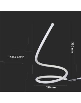 Lampka V-TAC SKU2140321 VT-7312-W-N 3000K 20W 1840