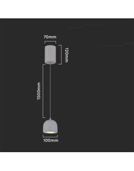 Oprawa V-TAC SKU7992 VT-7794 3000K 8,5W 850lm
