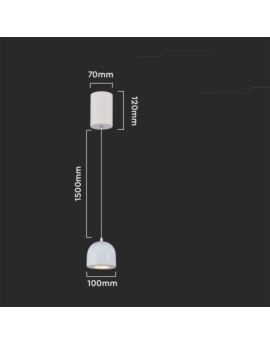 Oprawa V-TAC SKU7993 VT-7794 3000K 8,5W 850lm