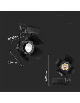 Oprawa V-TAC SKU21371 VT-433 3000K 33W 3000lm