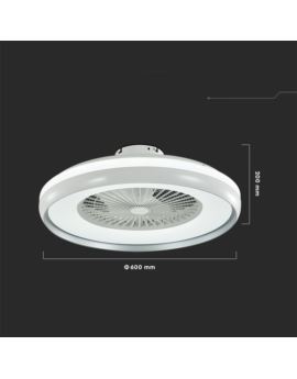 Wentylator V-TAC SKU217935 VT-5022 45W 3000lm