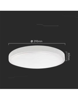 Plafon V-TAC SKU76601 VT-8618S 4000K 18W 1830lm
