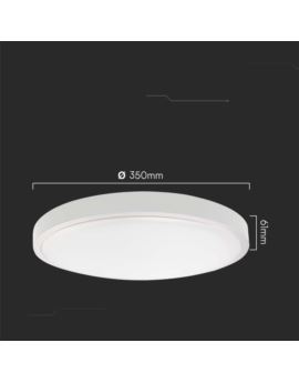 Plafon V-TAC SKU76631 VT-8624S 4000K 24W 2500lm