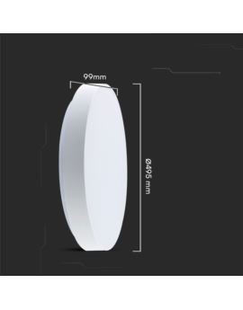 Plafon V-TAC SKU23590 VT-8564 3000K-6500K 60W 6000