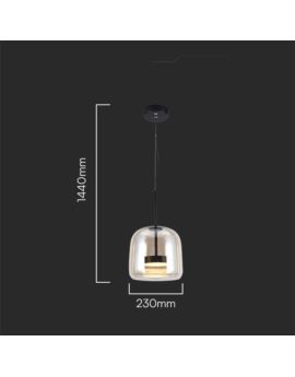 Oprawa V-TAC SKU23379 VT-7989 3000K 6W 750lm