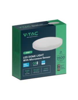Plafon V-TAC SKU76631-24 VT-8624S 4000K 24W 2500lm
