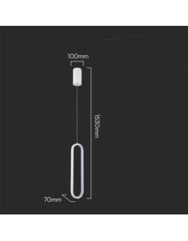 Oprawa V-TAC SKU10074 VT-7829 3000K 13W 1500lm