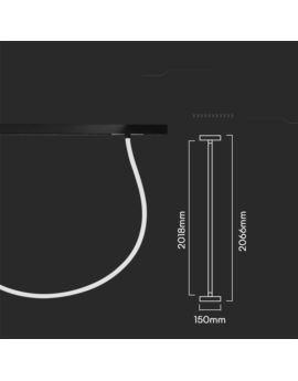 Oprawa V-TAC SKU10276 VT-42024 2700K-6400K 23W 281