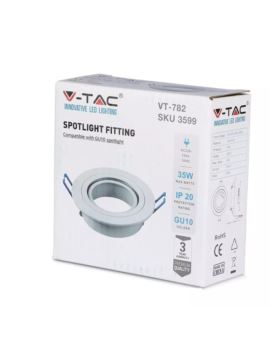Oczko V-TAC SKU3599 VT-782RD-WH