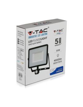 Projektor V-TAC SKU471 VT-50-S-B 6400K 50W 4000lm