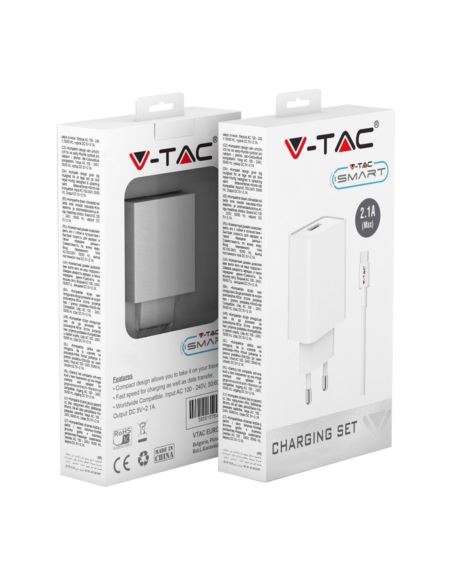 Ładowarka V-TAC SKU8647 VT-5372-W 10W