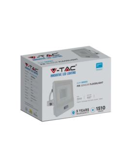 Projektor V-TAC SKU20296 VT-128S-1 4000K 20W 1510l