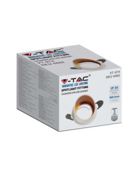 Oczko V-TAC SKU6682 VT-974RD-W