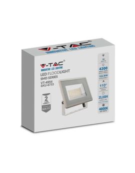 Projektor V-TAC SKU6753 VT-4954 4000K 50W 4300lm