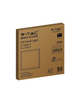 Panel V-TAC SKU20419 VT-629-1 4000K 29W 3480lm