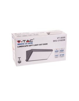 Oprawa V-TAC SKU218236 VT-8055-N 3000K 20W 2050lm