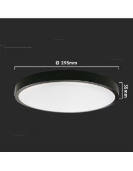 Plafon V-TAC SKU7637 VT-8624B-RD 4000K 24W 2400lm