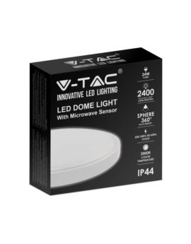 Plafon V-TAC SKU7663 VT-8624S-W-RD 4000K 24W 2400l