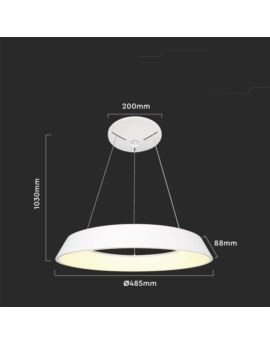 Oprawa V-TAC SKU6903 VT-7755 3000K 48W 5000lm