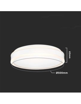 Plafon V-TAC SKU6912 VT-7758-W 4000K 42W 4400lm