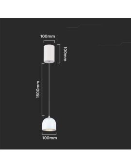 Oprawa V-TAC SKU7996 VT-7795 3000K 8,5W 850lm